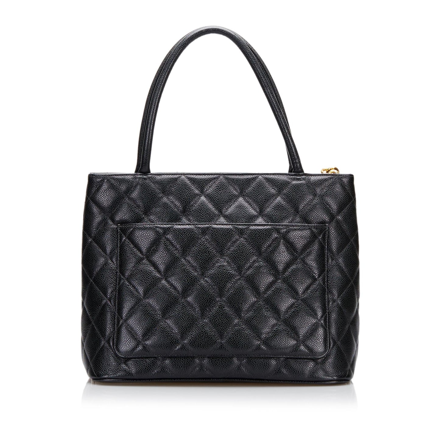 Chanel Caviar Medallion Tote (SHG-35296)