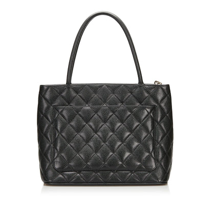 Chanel Caviar Medallion Tote (SHG-36026)