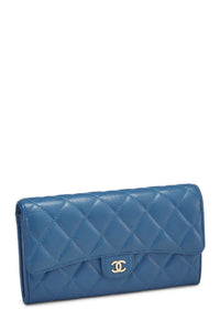 CHANEL CAVIAR QUILTED LAMBSKIN CLASSIC FLAP WALLET