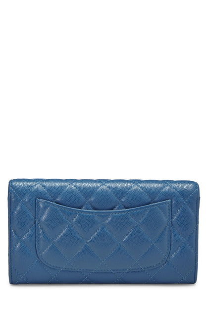 CHANEL CAVIAR QUILTED LAMBSKIN CLASSIC FLAP WALLET