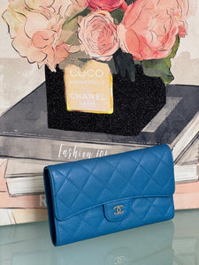 CHANEL CAVIAR QUILTED LAMBSKIN CLASSIC FLAP WALLET