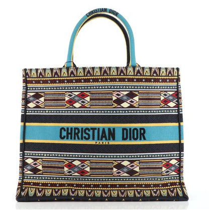 Christian Dior Multicolor Book Tote