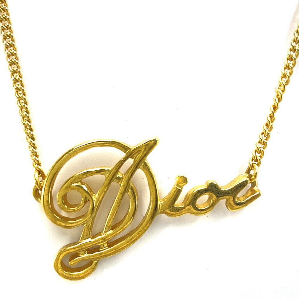 CHRISTIAN DIOR GRAFFITI LOGO NECKLACE