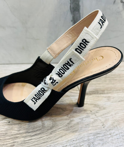 CHRISTIAN DIOR J'ADIOR TECHNICAL FABRIC SLINGBACK PUMPS