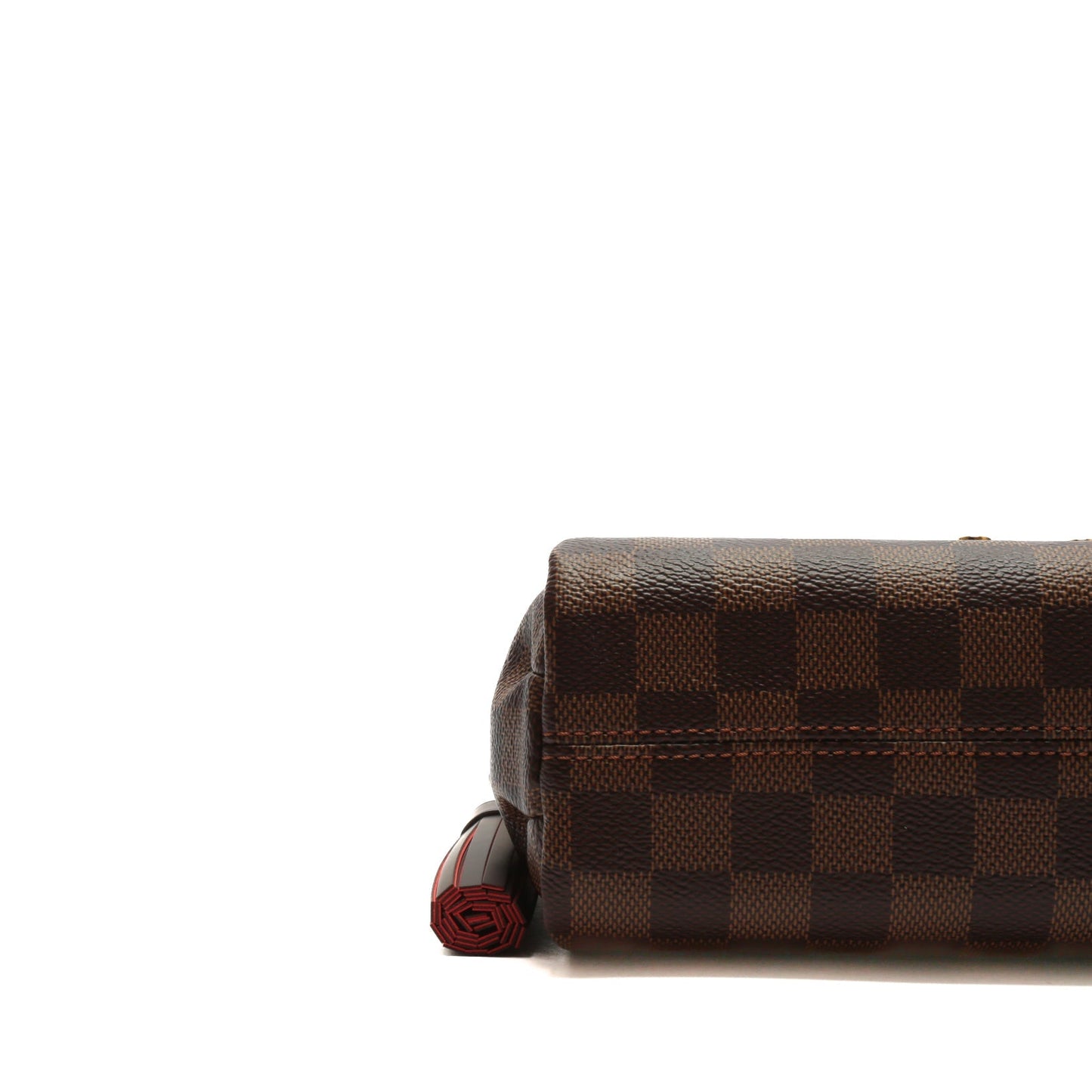 LOUIS VUITTON Croisette Top Handle Bag Damier Ebene