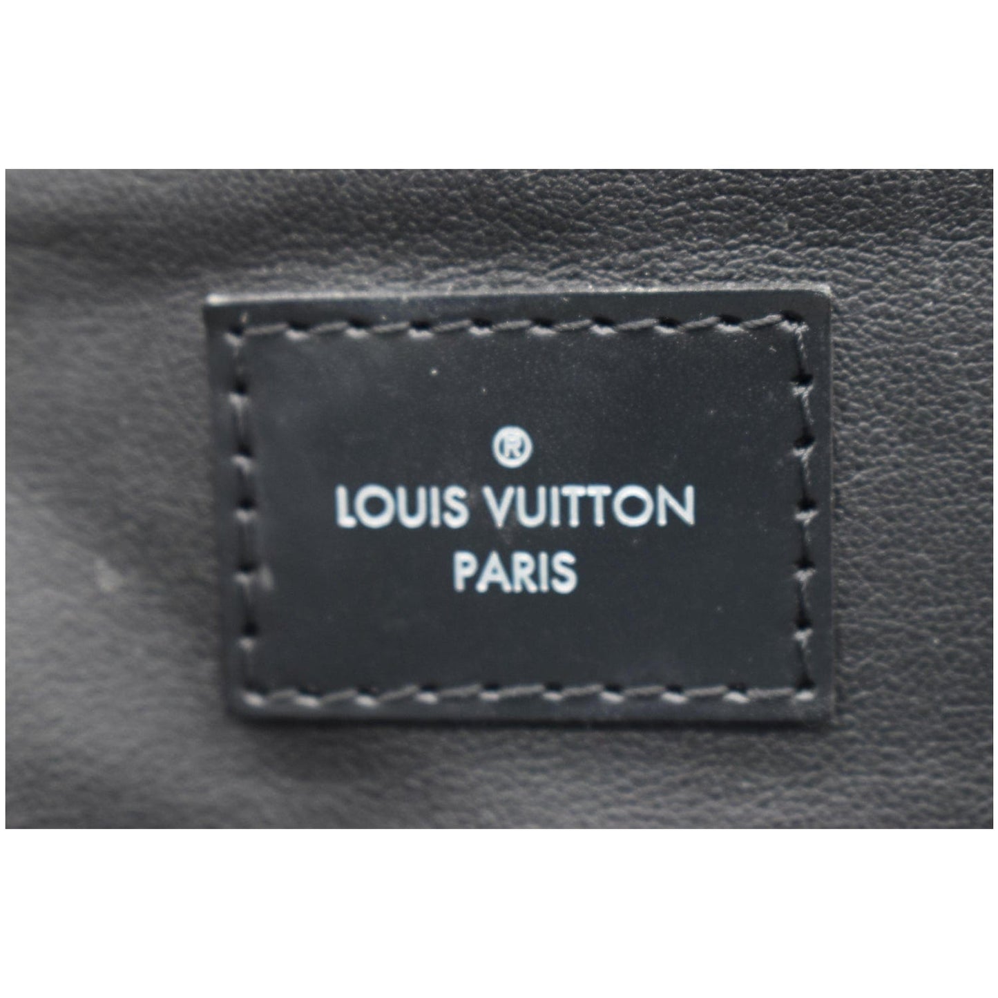 LOUIS VUITTON Toiletry Pouch Damier Graphite Pouch Bag Black