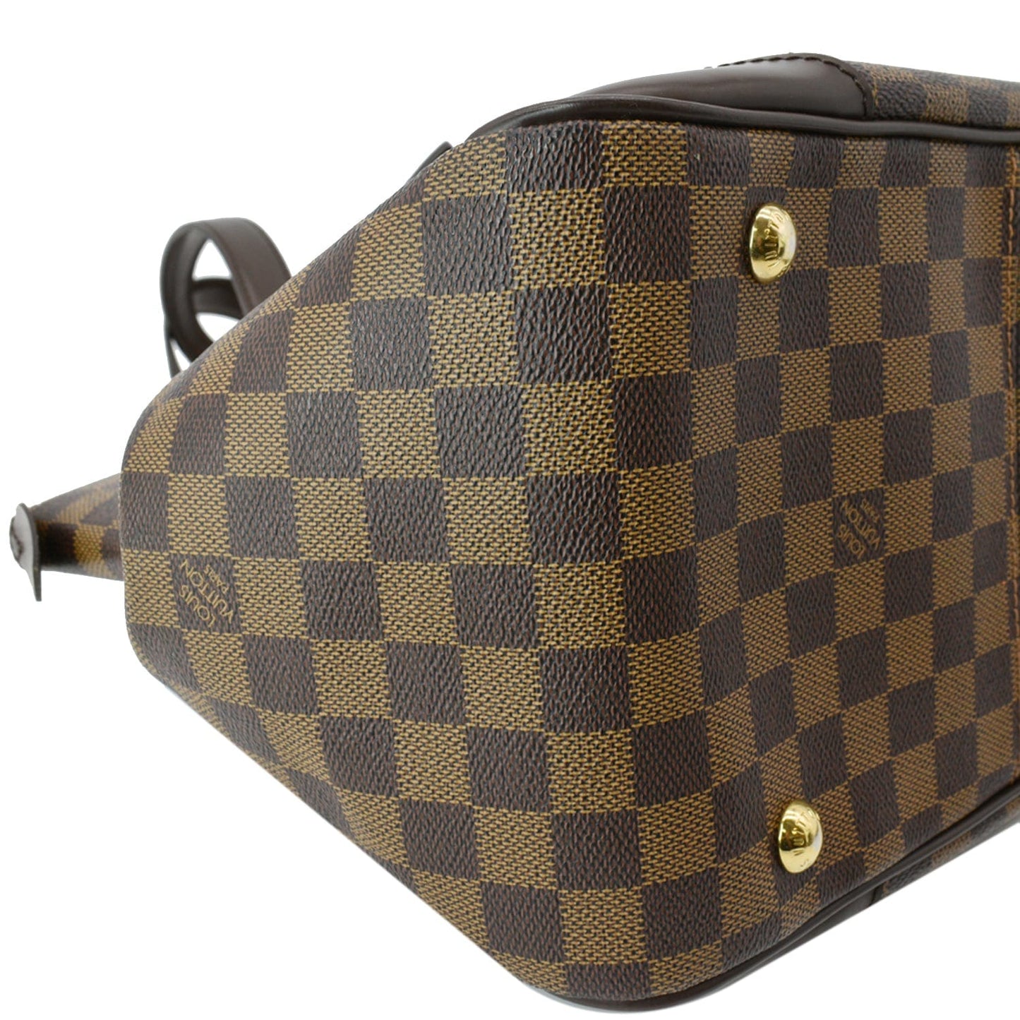 LOUIS VUITTON Verona MM Damier Ebene Shoulder Bag Brown