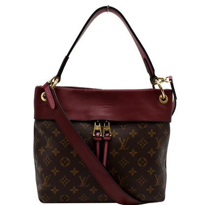 LOUIS VUITTON Tuileries Besace Monogram Canvas Shoulder Bag Rose Bruyere