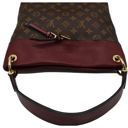 LOUIS VUITTON Tuileries Besace Monogram Canvas Shoulder Bag Rose Bruyere