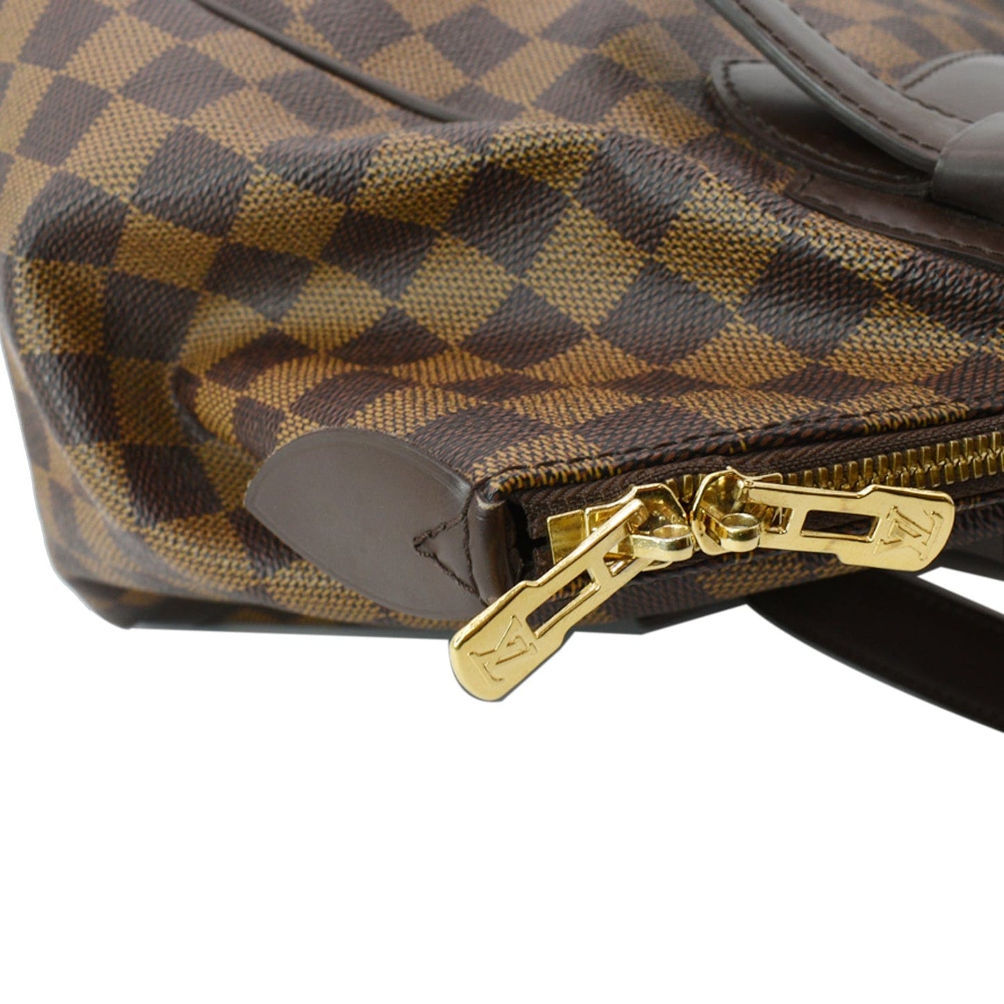 LOUIS VUITTON Verona MM Damier Ebene Shoulder Bag Brown