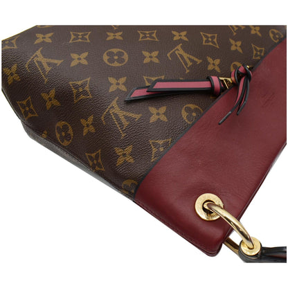 LOUIS VUITTON Tuileries Besace Monogram Canvas Shoulder Bag Rose Bruyere