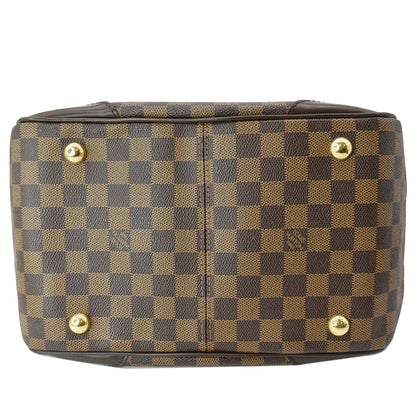 LOUIS VUITTON Verona MM Damier Ebene Shoulder Bag Brown