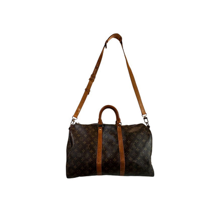 Louis Vuitton Keepall 45 with Bandoulière Strap Monogram Canvas