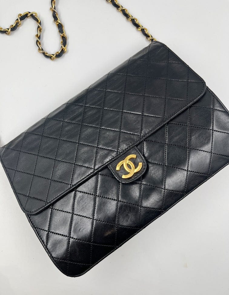 Vintage Black Chanel Flap Bag