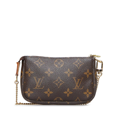 SALE Louis Vuitton Pochette Accessoires Mini Monogram Canvas