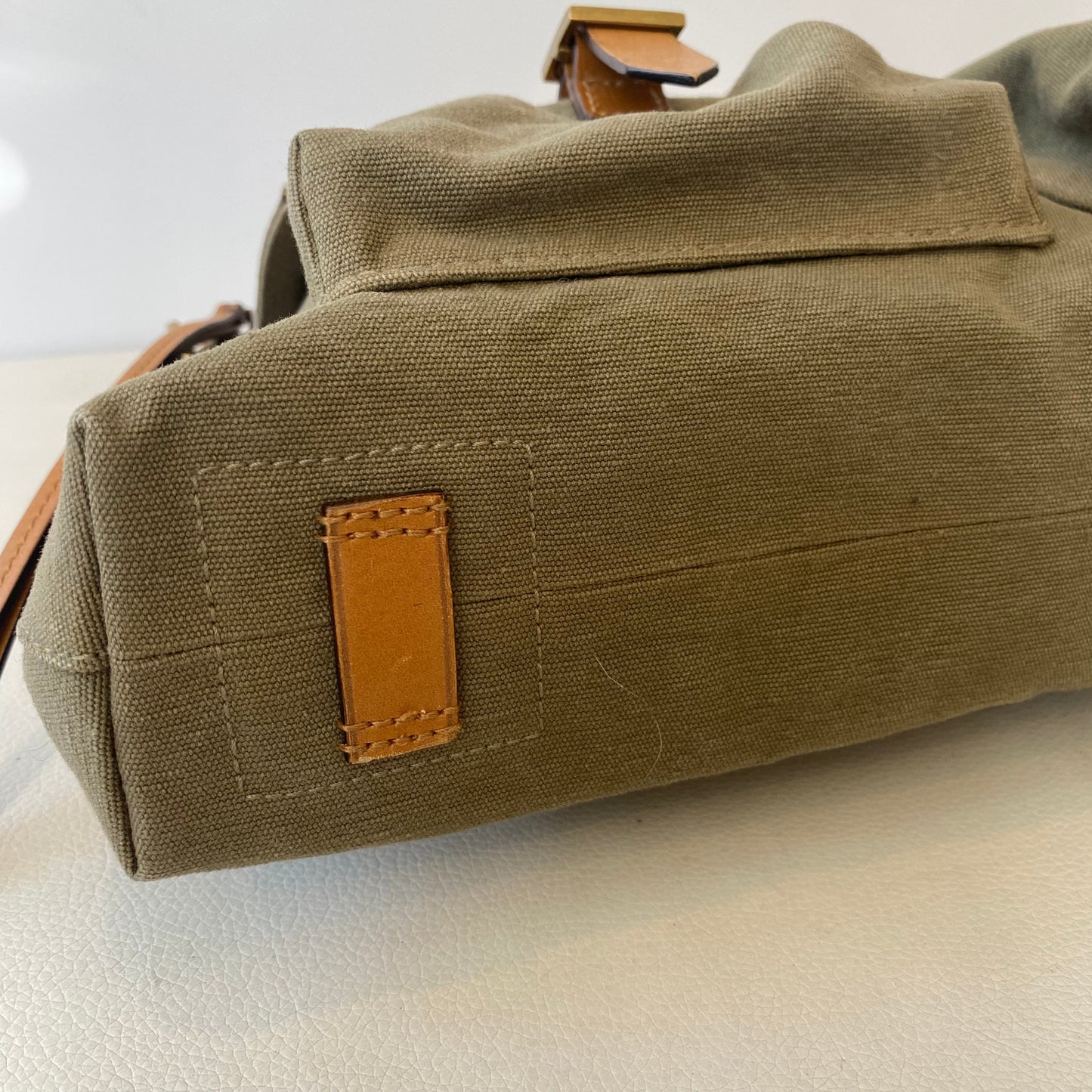 GUCCI Diana Canvas Shoulder Bag