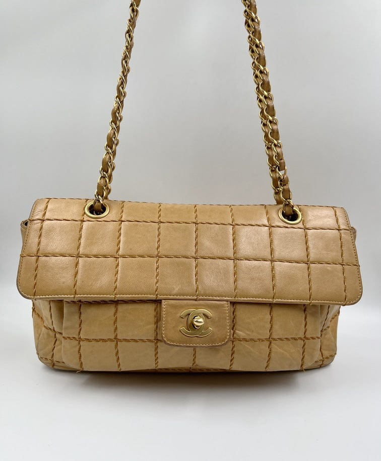 Vintage Chanel Chocolate Flap Bag