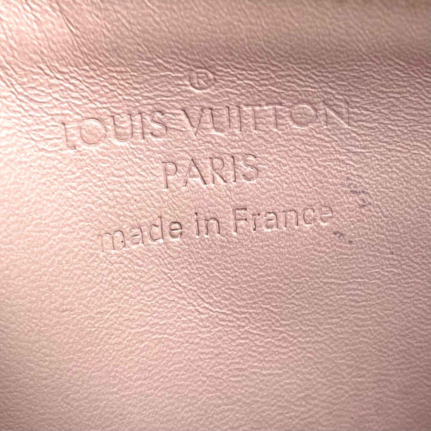 LOUIS VUITTON Cles Key Pouch Monogram Vernis