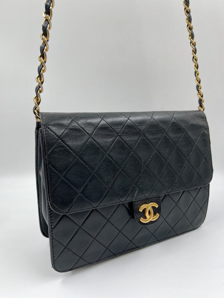 Vintage Black Chanel Flap Bag