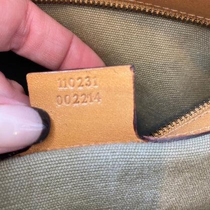 GUCCI Diana Canvas Shoulder Bag