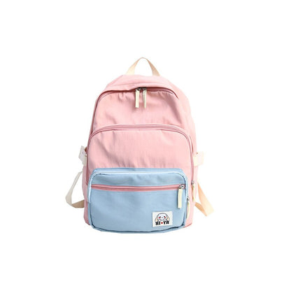 New Waterproof nylon Backpack Female Panelled Travel Back pack Girls'schoolbags for teenagers Multilayer Book bag Mochila