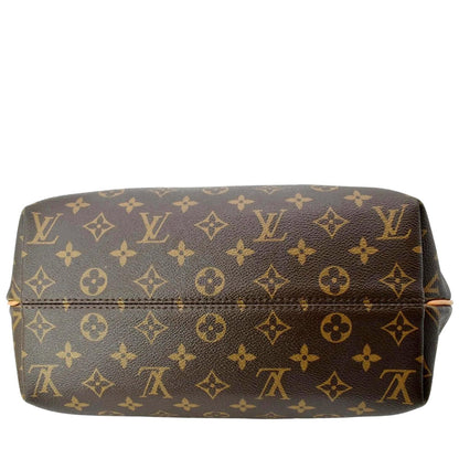 LOUIS VUITTON Turenne MM Monogram Canvas 2 Way Shoulder Bag Brown