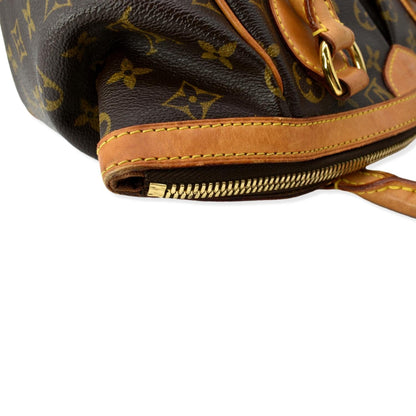 LOUIS VUITTON Tivoli PM Monogram Canvas Satchel Bag Brown