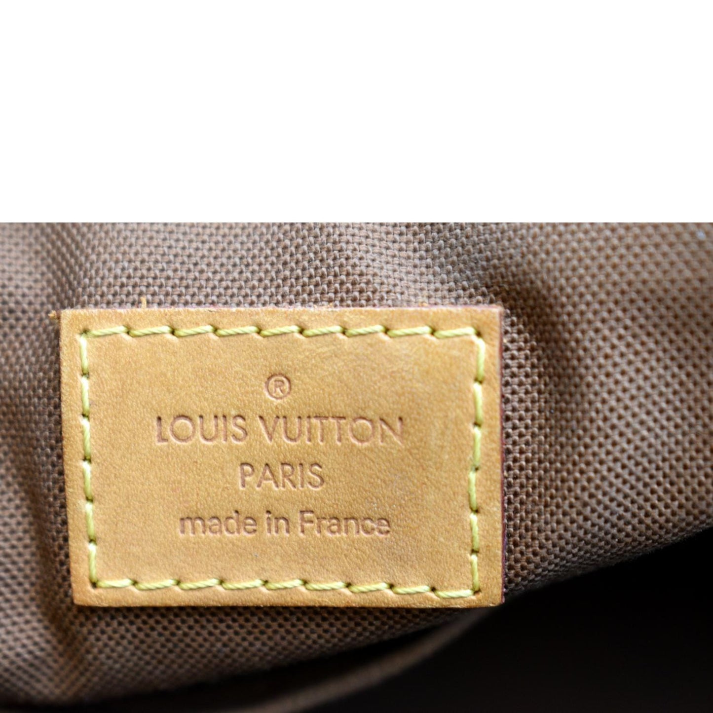 LOUIS VUITTON Tivoli PM Monogram Canvas Satchel Bag Brown