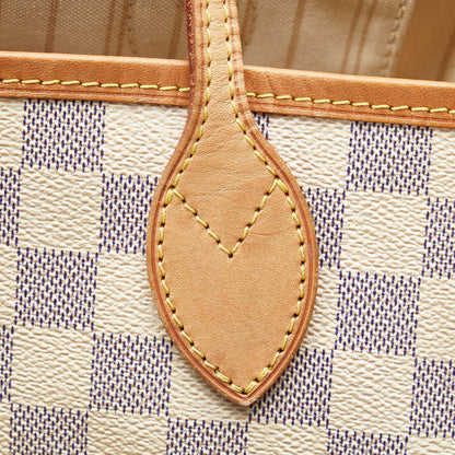 LOUIS VUITTON Damier Azur Neverfull MM Tote Bag