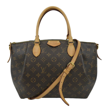 LOUIS VUITTON Turenne PM Monogram Canvas Shoulder Bag Brown