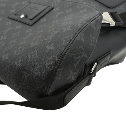 LOUIS VUITTON Voyager MM Monogram Eclipse Messenger Bag Black