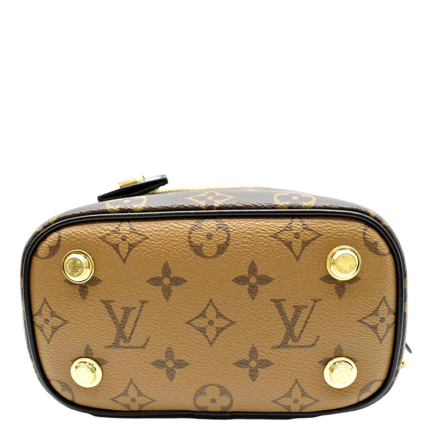 LOUIS VUITTON Vanity PM Monogram Reverse Canvas Crossbody Bag Brown