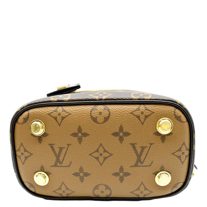 LOUIS VUITTON Vanity PM Monogram Reverse Canvas Crossbody Bag Brown