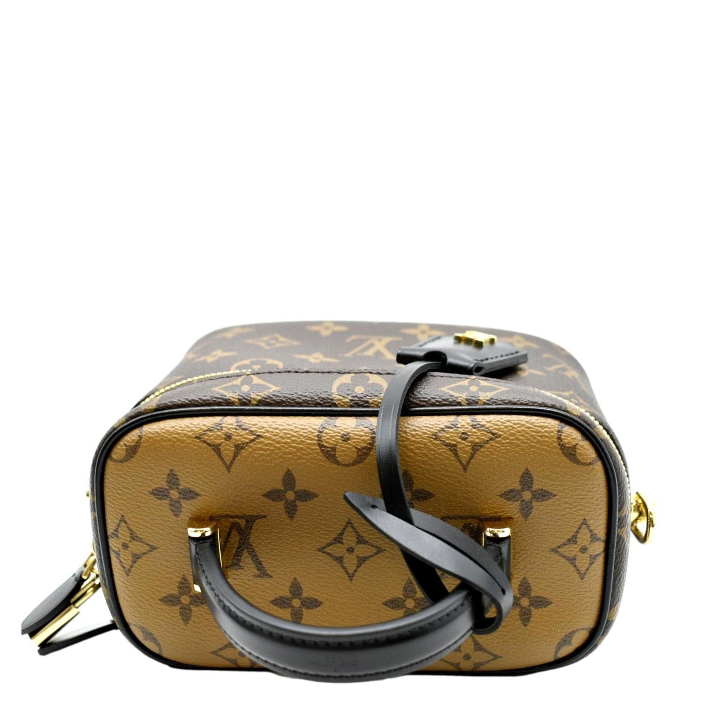 LOUIS VUITTON Vanity PM Monogram Reverse Canvas Crossbody Bag Brown