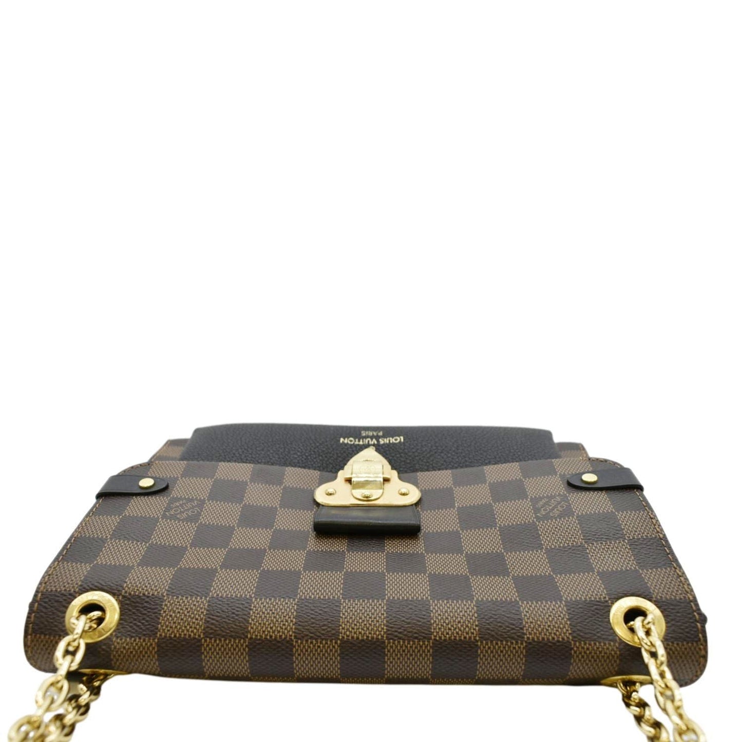 LOUIS VUITTON Vavin PM Damier Ebene Crossbody Bag Brown