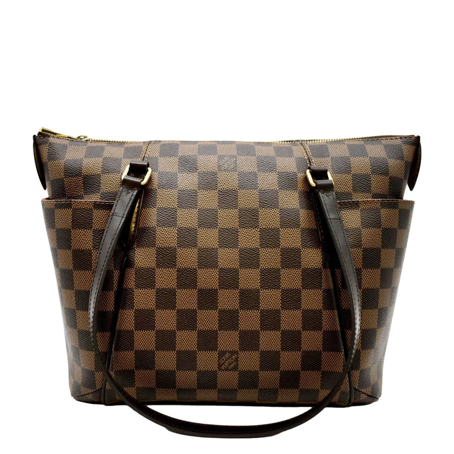 LOUIS VUITTON Totally PM Damier Ebene Tote Shoulder Bag Brown