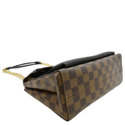 LOUIS VUITTON Vavin PM Damier Ebene Crossbody Bag Brown