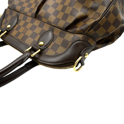 LOUIS VUITTON Trevi Damier Ebene 2way Shoulder Bag Brown