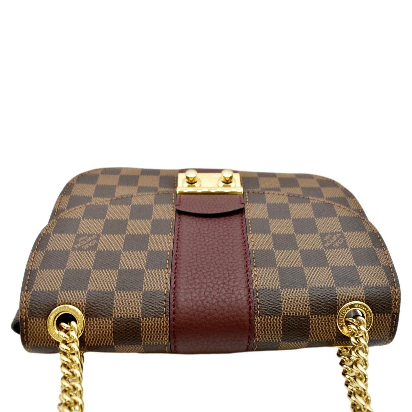 LOUIS VUITTON Wight Damier Ebene Shoulder Bag Brown