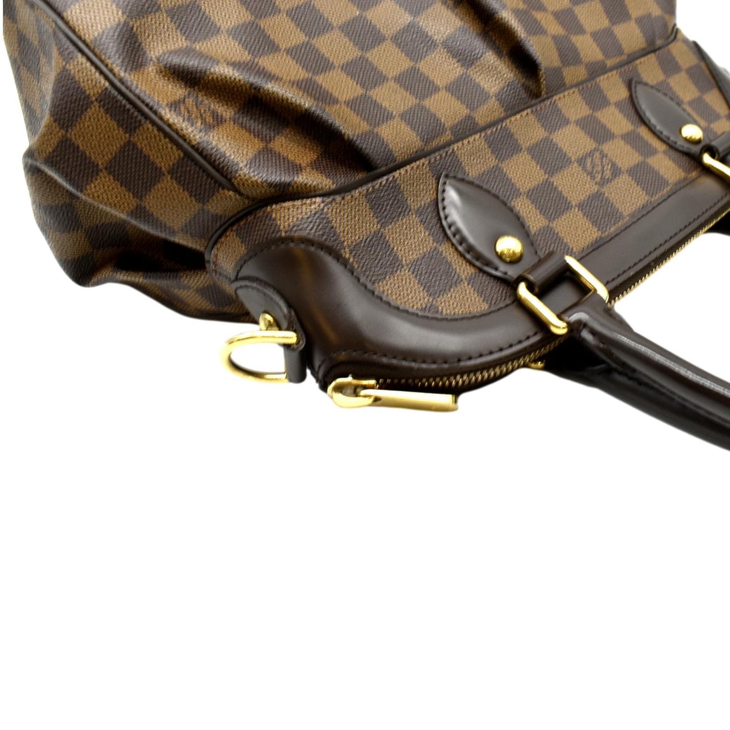 LOUIS VUITTON Trevi Damier Ebene 2way Shoulder Bag Brown