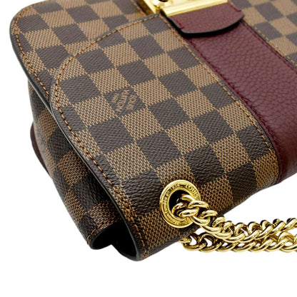 LOUIS VUITTON Wight Damier Ebene Shoulder Bag Brown