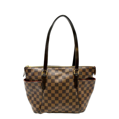 LOUIS VUITTON Totally PM Damier Ebene Shoulder Tote Bag Brown