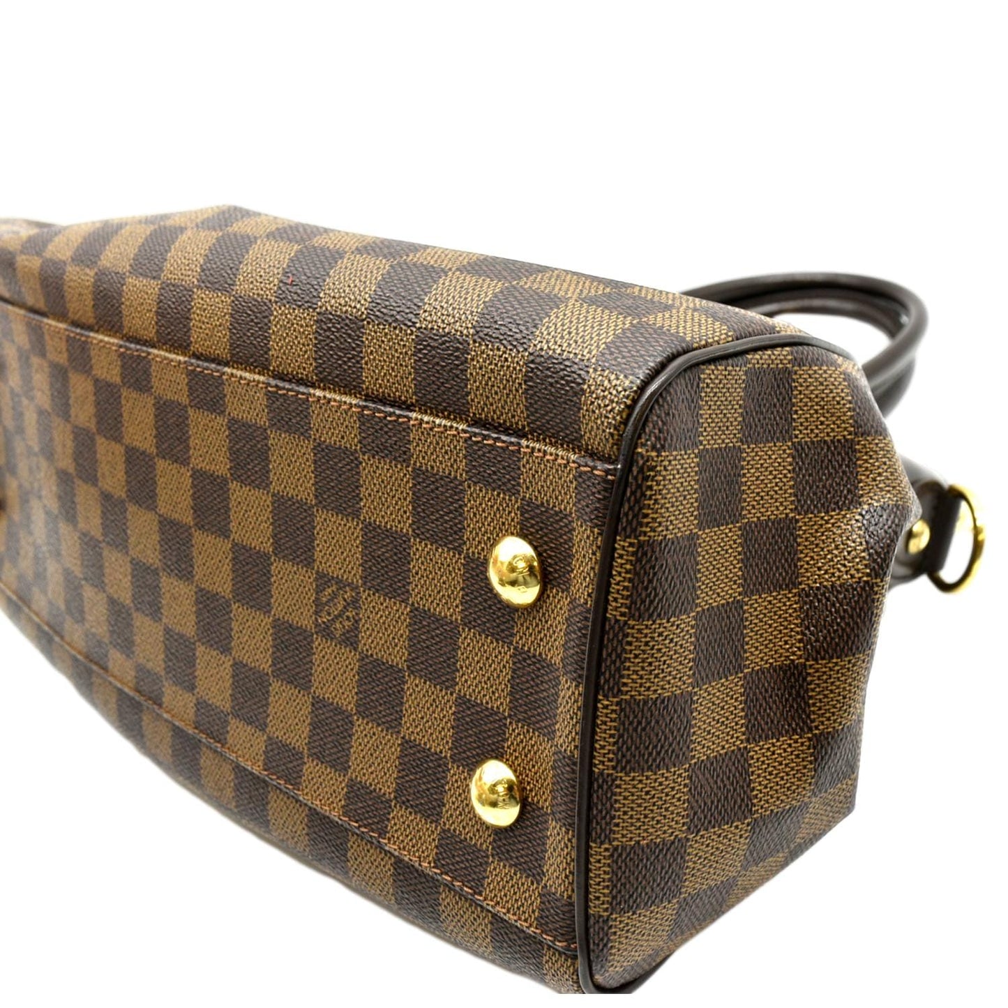 LOUIS VUITTON Trevi Damier Ebene 2way Shoulder Bag Brown