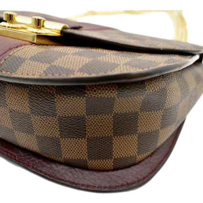 LOUIS VUITTON Wight Damier Ebene Shoulder Bag Brown