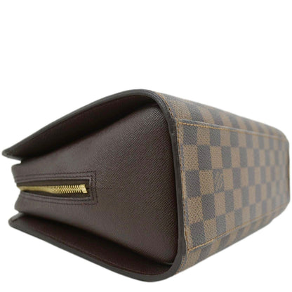 LOUIS VUITTON Triana Damier Ebene Shoulder Bag Brown