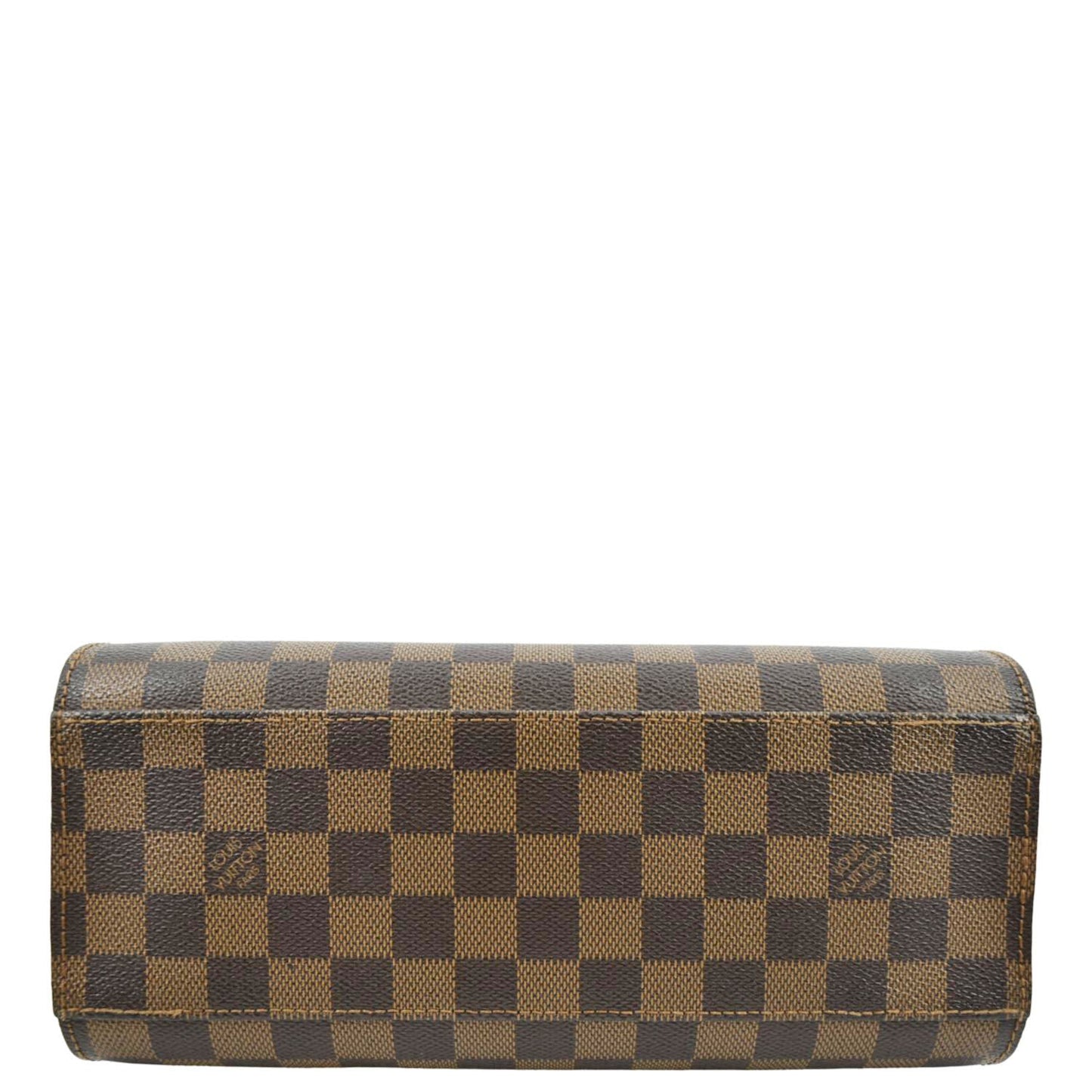 LOUIS VUITTON Triana Damier Ebene Shoulder Bag Brown