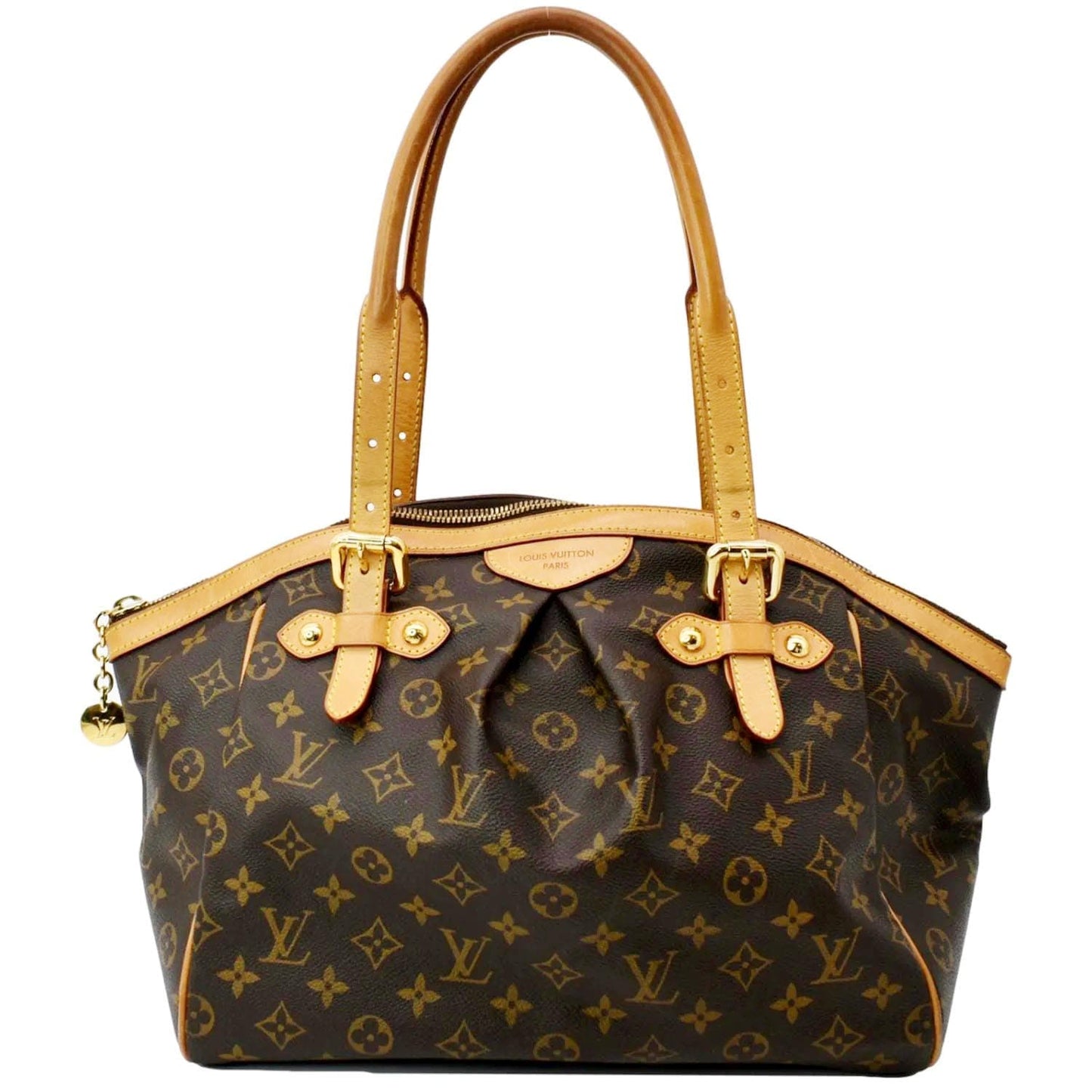 LOUIS VUITTON Tivoli GM Monogram Canvas Shoulder Bag Brown