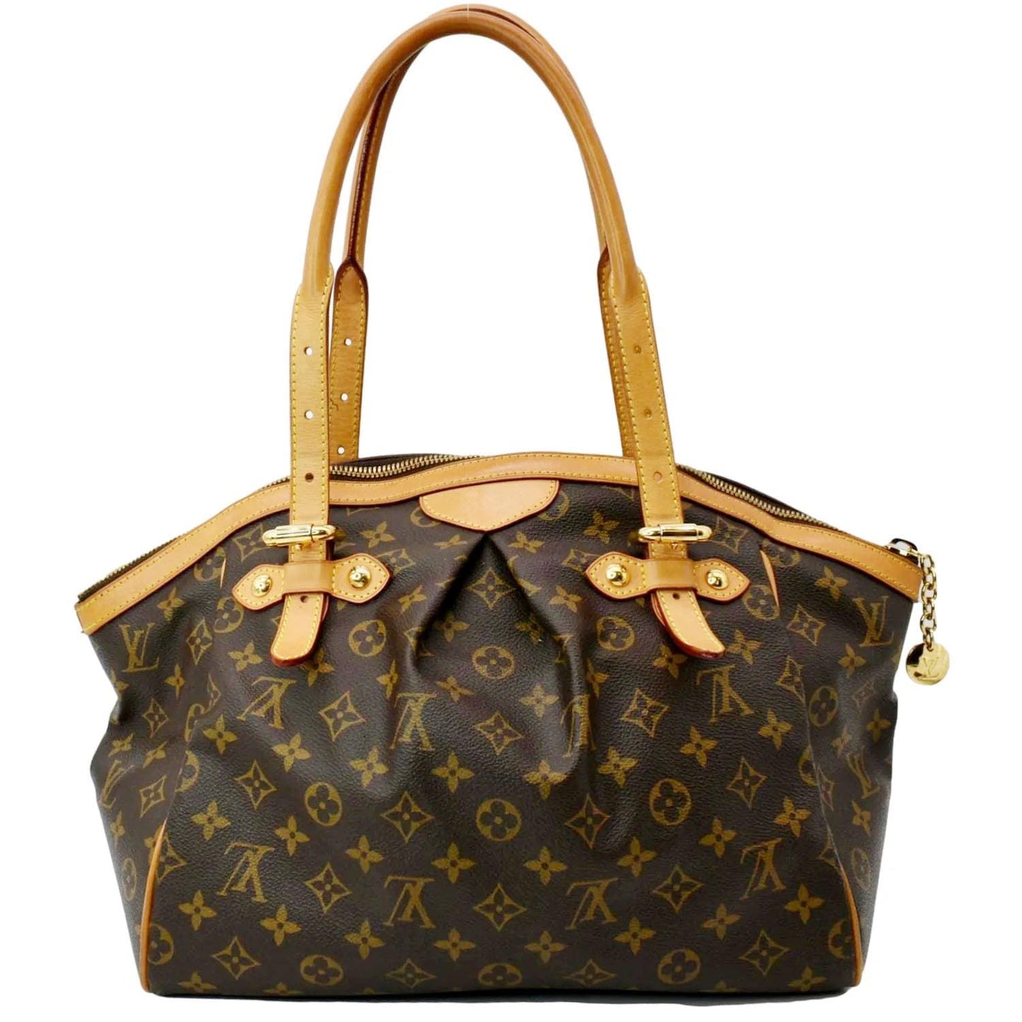 LOUIS VUITTON Tivoli GM Monogram Canvas Shoulder Bag Brown