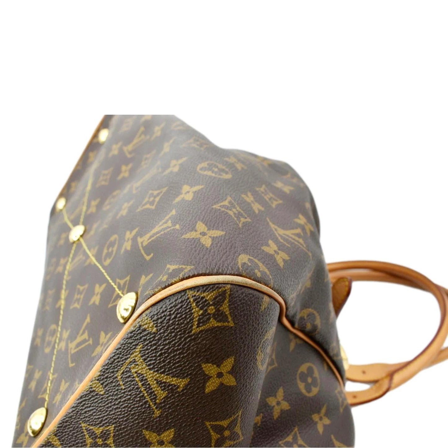 LOUIS VUITTON Tivoli GM Monogram Canvas Shoulder Bag Brown