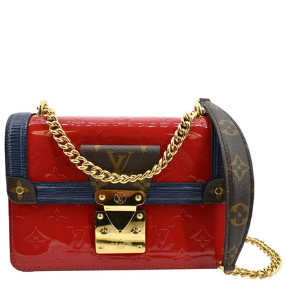 LOUIS VUITTON Wynwood Monogram Vernis Leather Crossbody Bag Red